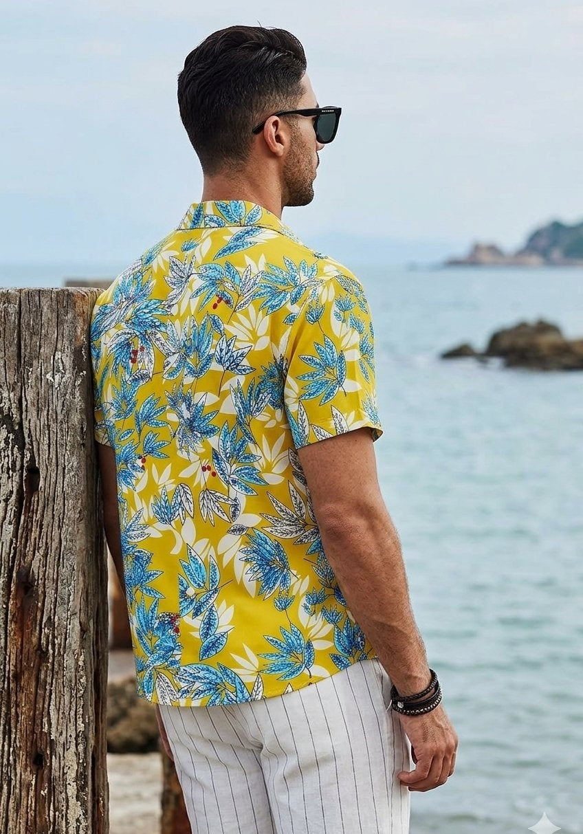 Foliage Yellow Print The Soleil