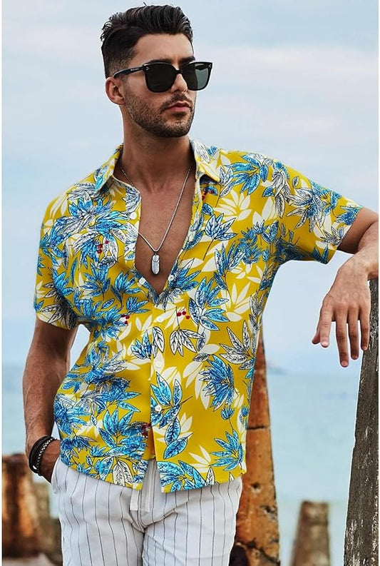 Foliage Yellow Print  The Soleil